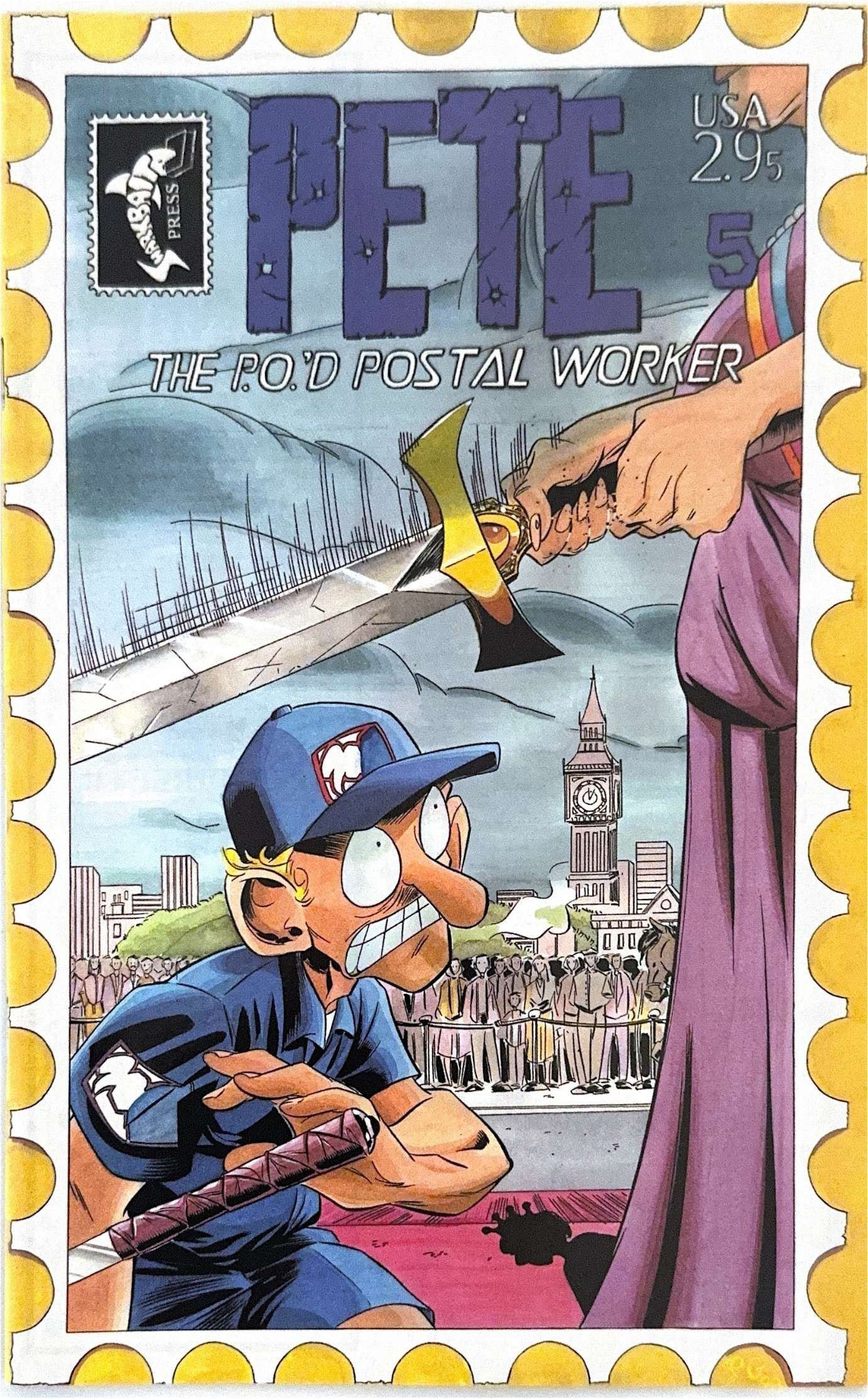 Pete the P.O.'d Postal Worker Issue #5 To England with Love